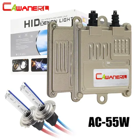 55W Xenon Light HID Kit AC Ballast Bulb H1 H3 H7 H8 H11 9005 9006 881 880 9012 3000K-8000K Quick Start Car Headlight Fog Light
