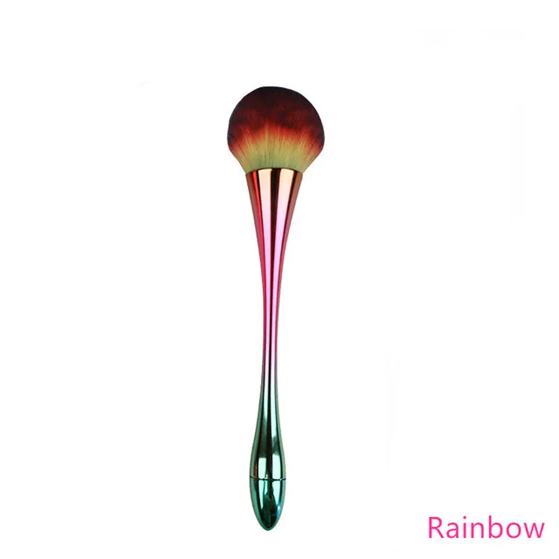 Big Size Soft Powder Brush Makeup Brushes Blush Foundation Round Aluminum Beauty Make Up Brushes Cosmetics Face Makeup Wholesale