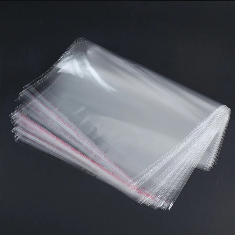 200PCs Self Adhesive Seal bag Clear Plastic Bags OPP Bags Transparent Plastic Packaging Bags 20x29cm free shipping