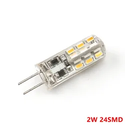 20pcs/Lot G4 LED Bulb Lamp 12V Chandelier Light Warm/Cold White 360 Degree Angle SMD 3014 24/48 leds Replace Halogen Lamps