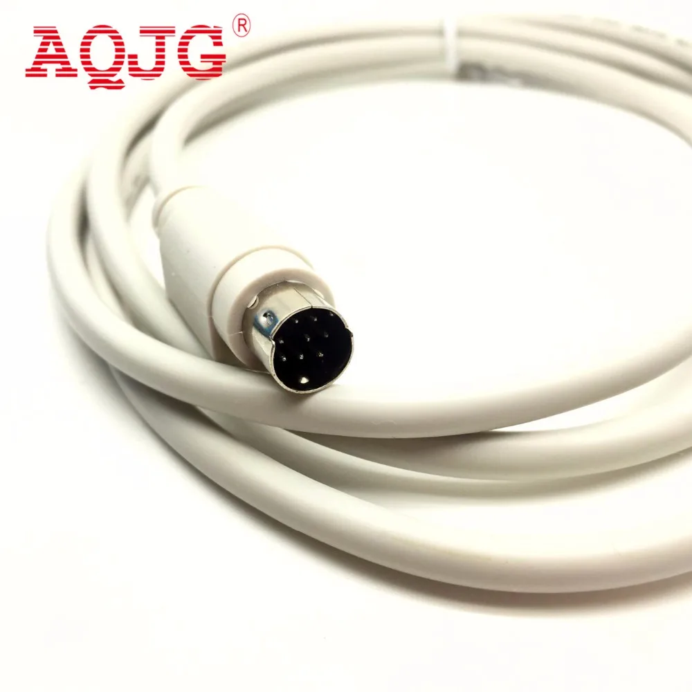 MD8 Mini Din 8 Mini din 8 pin Male-Male 1.5M cable Beige AQJG