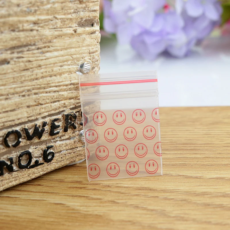 Dày Túi Nhựa Đóng Gói Túi! 100 cái/lốc (3.5 cm * 5 cm) Rõ Ràng Nắp Kéo Nhựa PE Zip Khóa Túi. độ dày: 0.2mm