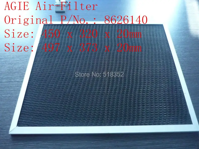 

AGIE Air Filter 862.614.0 EDM Air Filter Agie parts 450 x 320 x 20 mm Wire EDM Machine Spare Parts