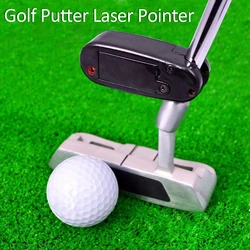 Pointeur laser pour putter de golf noir, ligne de visée d'entraînement, outil d'aide à l'amélioration, accessoires de golf d'entraînement