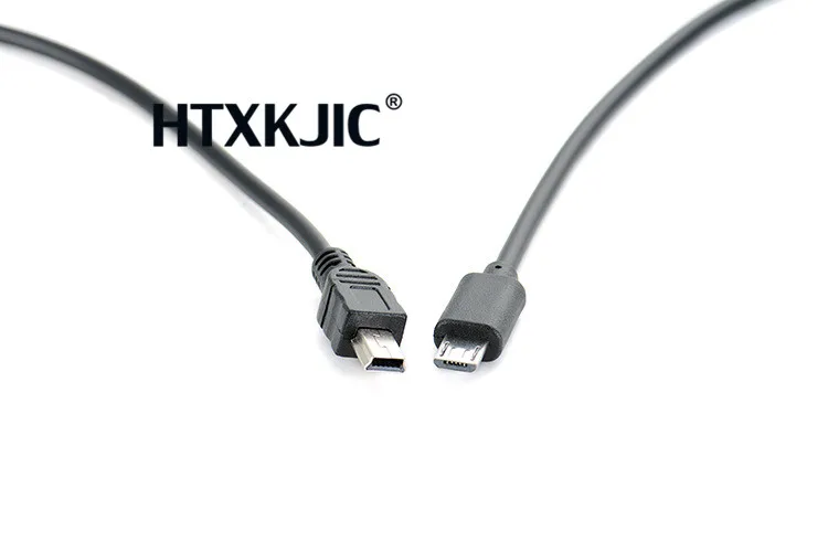 كابل محول بيانات ذكر ، محول بيانات ، ذكر ، 5 سنون إلى USB صغير ، 25 سنتيمتر