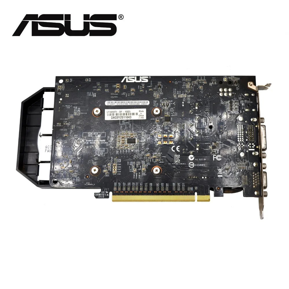 original ASUS GTX 650TI GPU graphics card  1GB GDDR5 128BIT VGA Card  gaming Stronger than GT630 ,GT730