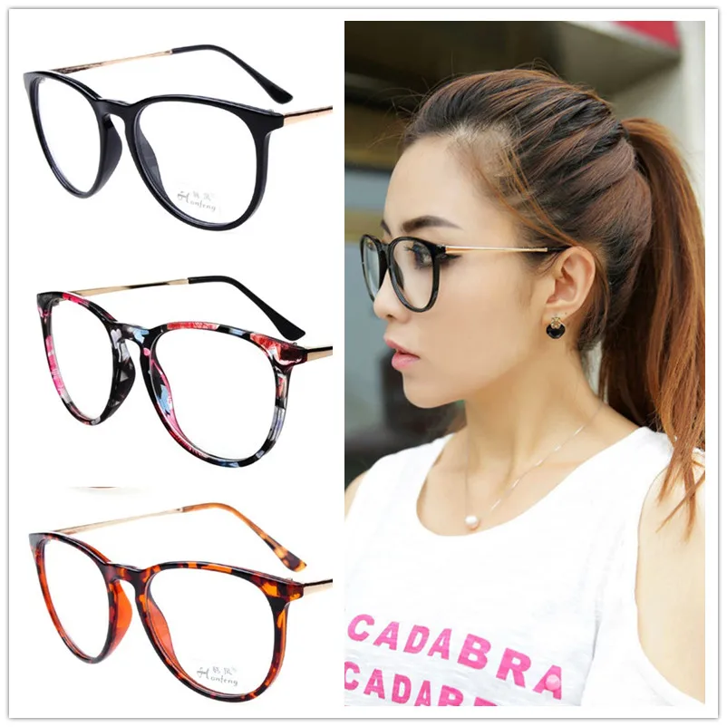 New Glasses Frames Women Adornment Writing Spectacles Frame Glasses Support custom lenses