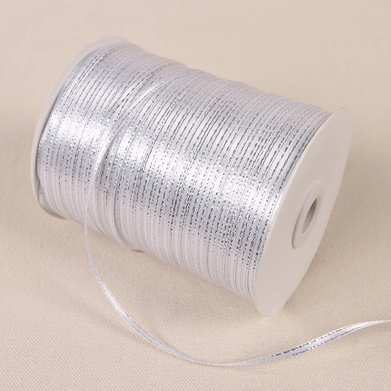 High quality 6/10/12/15/20/25/32/38/50mm White Silk Satin Ribbon Wedding party decorative ribbon gift wrap DIY handmade material