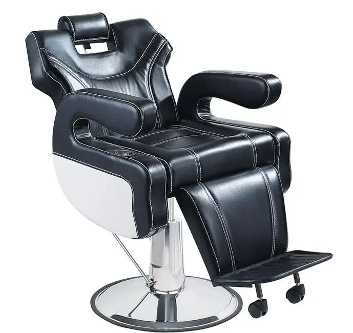 hair chair for hair salon. A multi-functional high-class barber chair. Massage chair