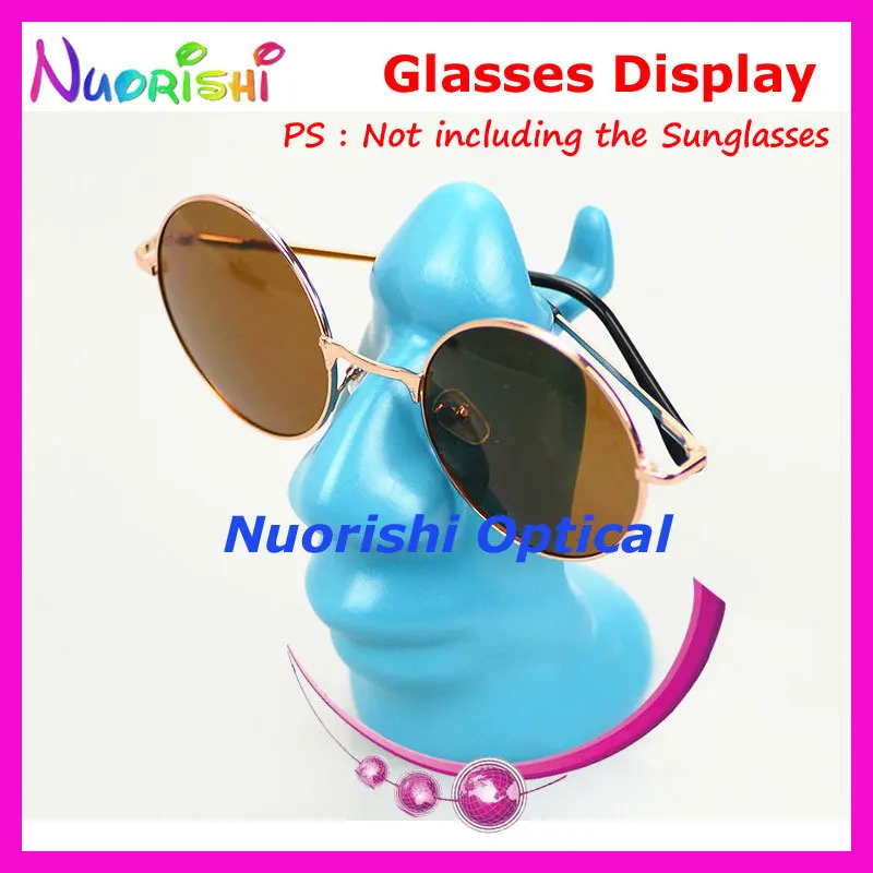 

6 Colors Eyeglass Sunglasses Eyewear Glasses Optical Store Decoration Face Display Stands Holder On Counter CK101 Free Shipping