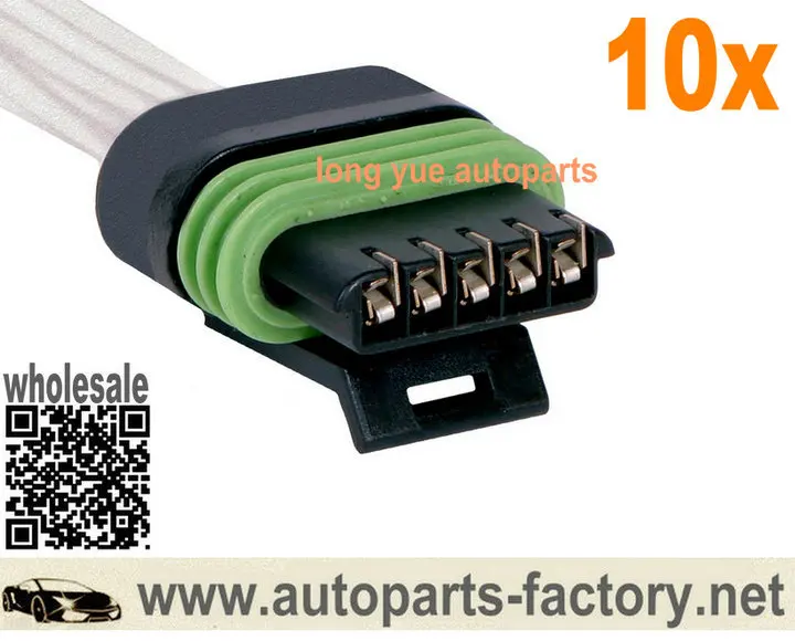 

Longyue 10pcs 5-Way ACDelco PT1072 for MAF Sensor Connector Pigtail (Emissions) 6"