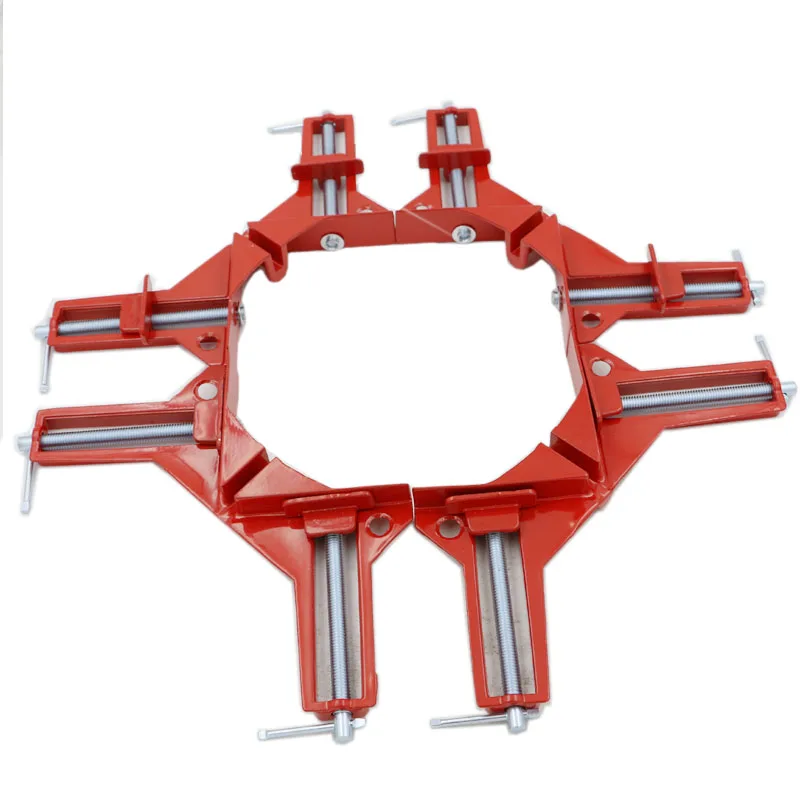 4pcs Style 90 Degrees Angle Clamp Right Angle Woodworking Frame Clamp DIY Glass