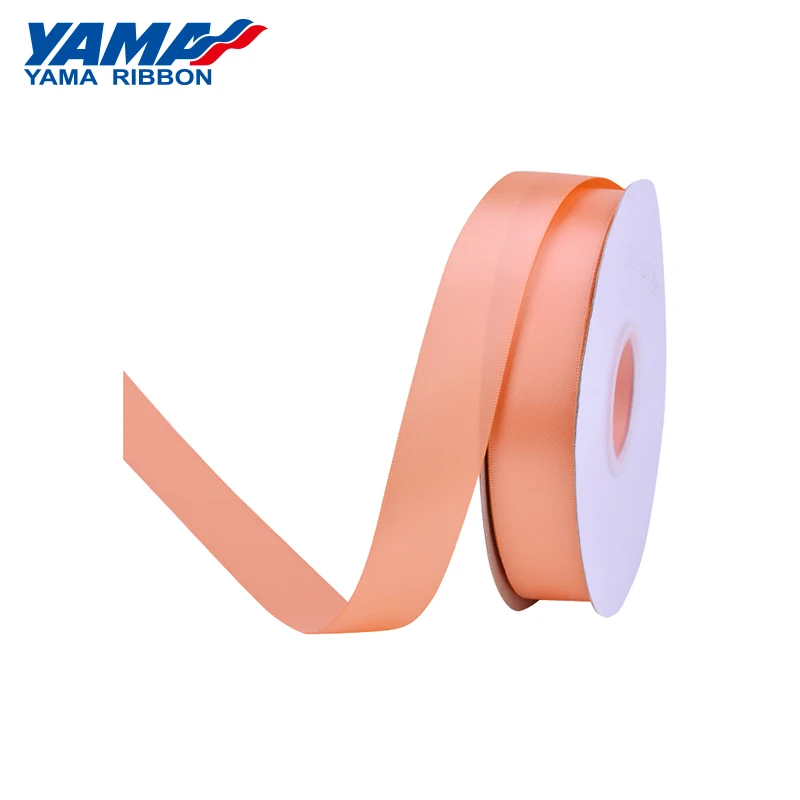 YAMA 100yards Double Face Satin Gold Ribbon 6 9 13 16 19 22 mm Fabric Yellow for Party Wedding Decoration Handmade Rose Gift