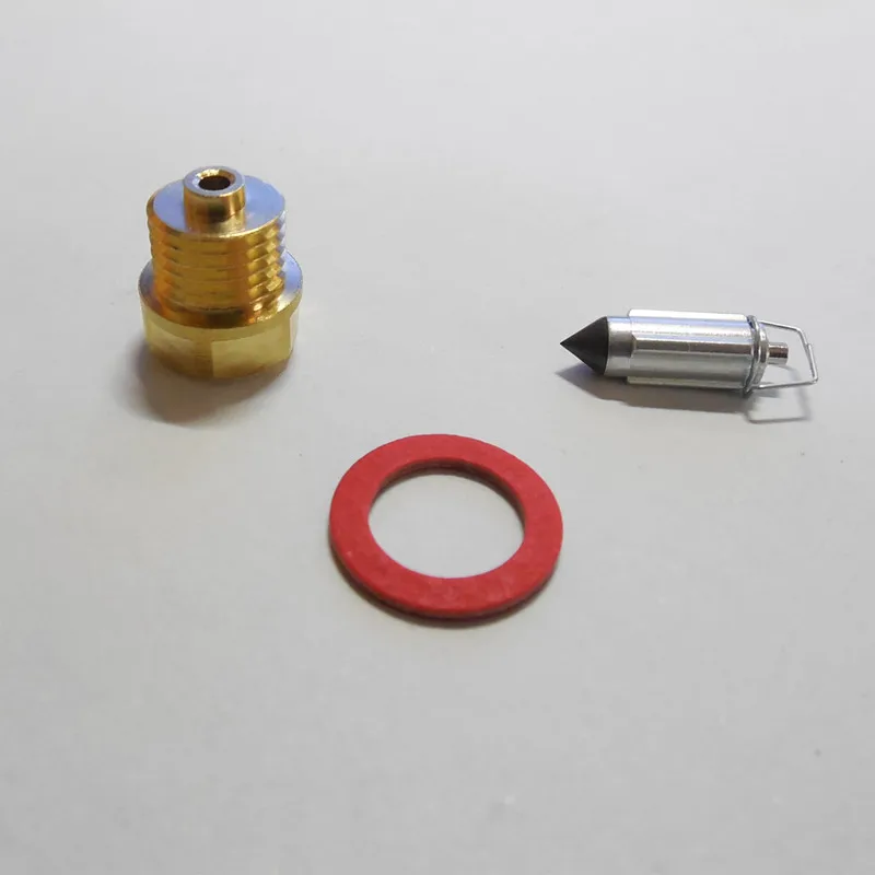 (1 set US $ 6.5)HMHonda CBR17/19/23 MC14/17/19/23 CB-1 400CC Keihin carburetor needle valves and Needle valve base