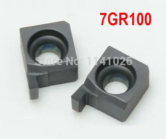 10PCS 7GR 100  1.0mm size Inside groove carbide turning insert ,Cutting inserts, Factory  7GR100 for Grooving Holder SNGR08J07