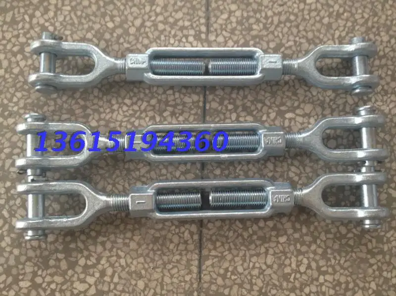 

UU type galvanized American muduan turnbuckle 5/8*6 rigging screw M16 euphroe open maginatum