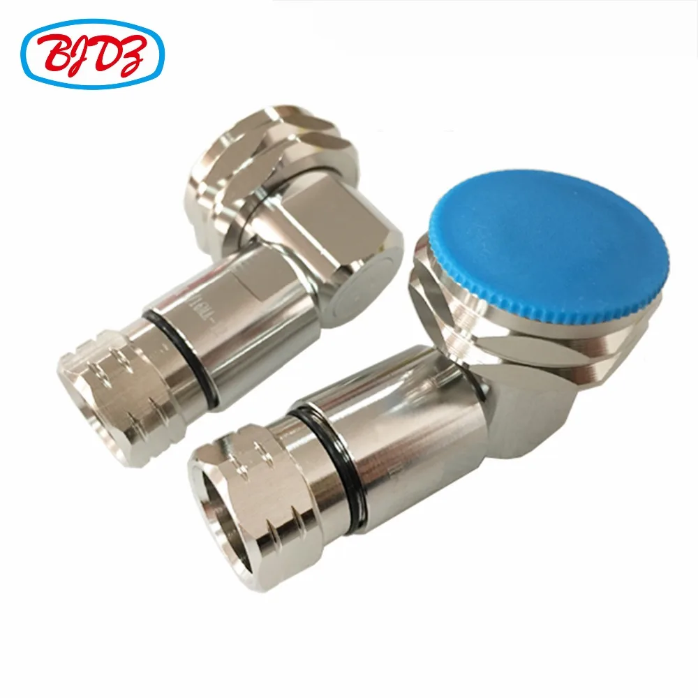 

Free Shipping 2 pcs 7/16 Din male right angle clamp 1/2 corrugated coaxial cable connector
