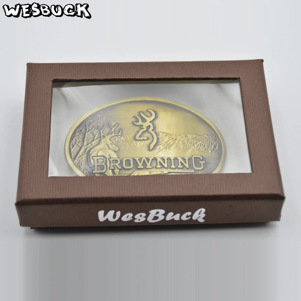 WesBuck Brand Belt Buckles for Men Women Buckles Metal Cowboy Cowgirl Western Belt Head