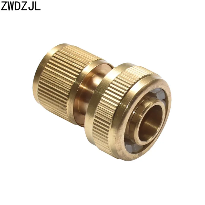 Brass 3/4 hose Quick Connector Garden tap  Garden Irrigation 25mm hose Connector  Pure copper Adapter 6pcs