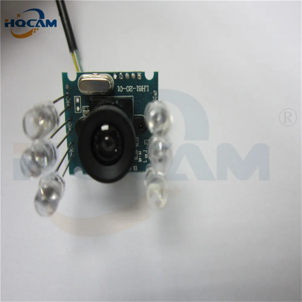 Hqcam 1080P Camera Quan Sát Giám Sát Mã QR Camera USB Module Camera Mini Hồng Ngoại Quan Sát Ban Đêm USB Webcam HD Hồng Ngoại 9 chiếc 940nm LED Ban