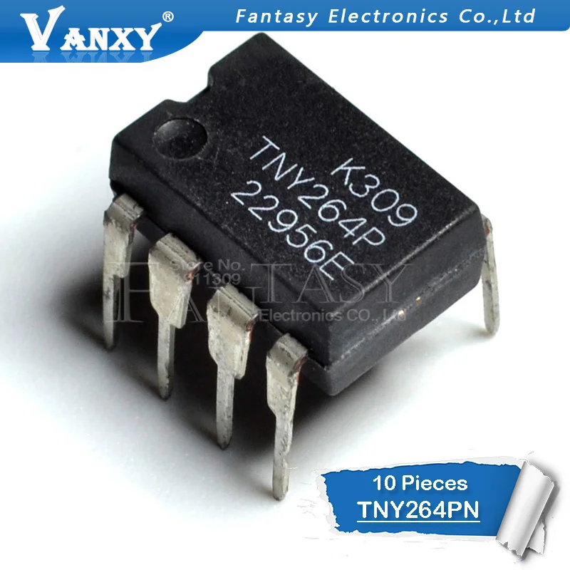 10PCS TNY264PN DIP7 TNY264 DIP TNY264P DIP-7 264PN new and original IC