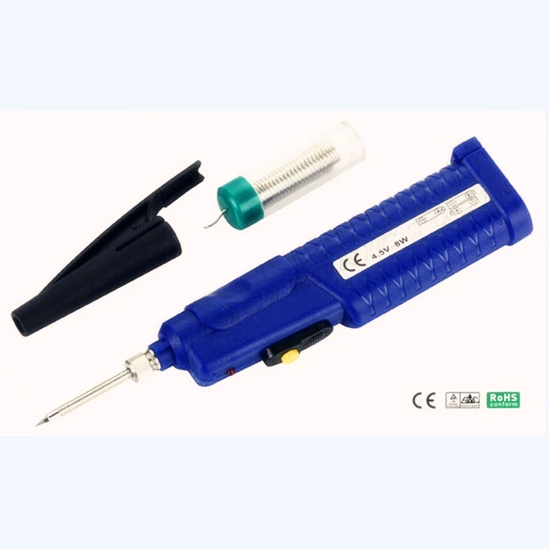 8W 4.5V Battery Powered Soldering Iron Welding Tool Handle Heat Pen Solder Tin Wire Mini Electronic Welding Repair Tools