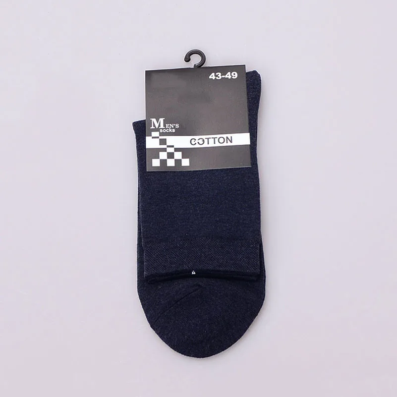 10PCS=5 Pairs Men Cotton Socks Plus Extra Large Big Size 45,46,47,48,49 Business Dress Socks Long Tube Crew Meias Calcetines Sox