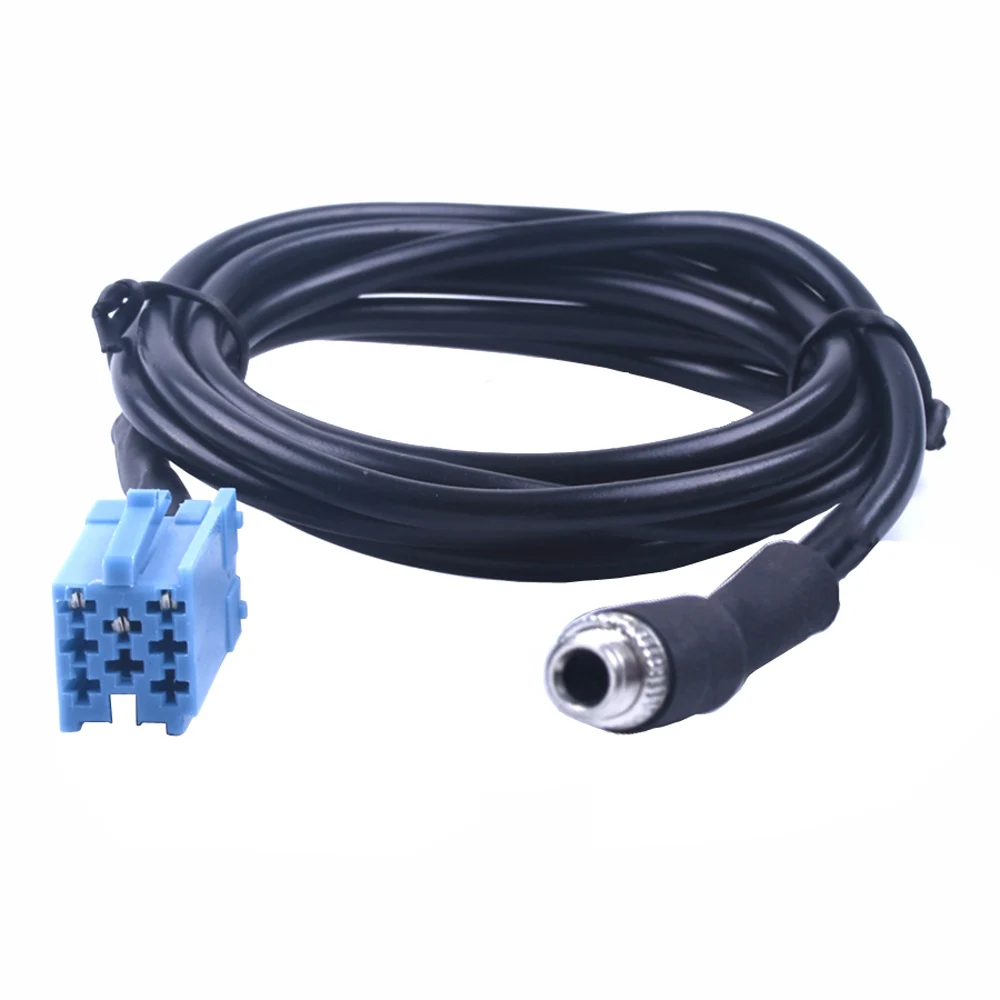 Kabel wejściowy AUX wejście audio żeńskie 3,5 mm adapter do VW Passat B5 POLO Bora Jetta do Audi CD odtwarzacz mp3