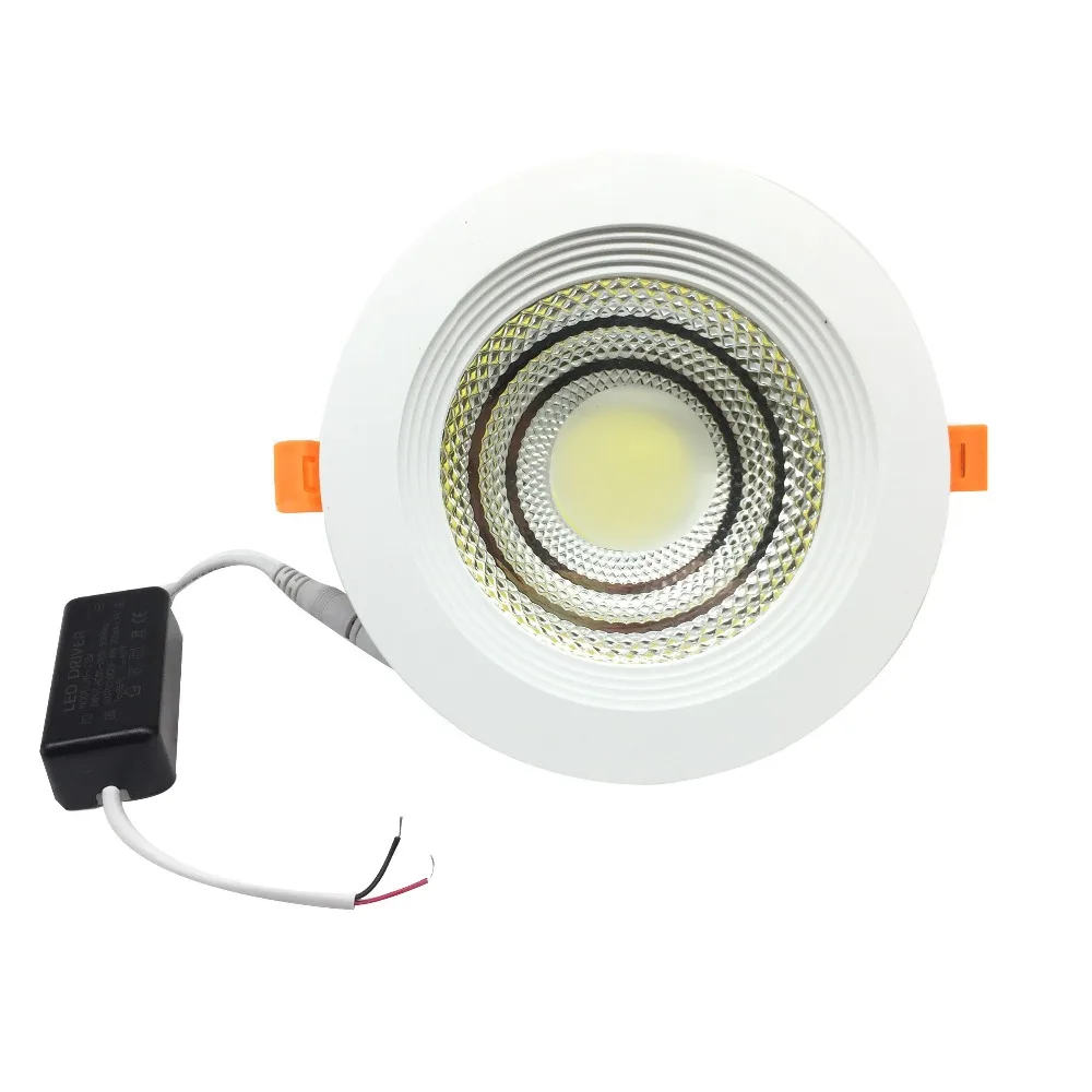 

5w 10w 15w 25w 30w IP44 LED COB downlight Dimmable Recessed LED Ceiling Lamp Spot Light Warm/Natural/Cold White led lamp