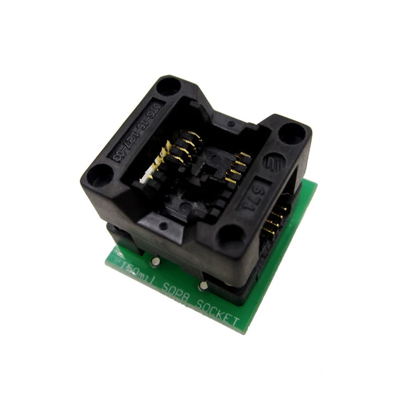 10pcs 200mil/150mil SOIC8 SOP8 to DIP8 Wide-body Seat Wide 200mil Programmer Adapter Socket / narrow 150mil sop8 to dip8