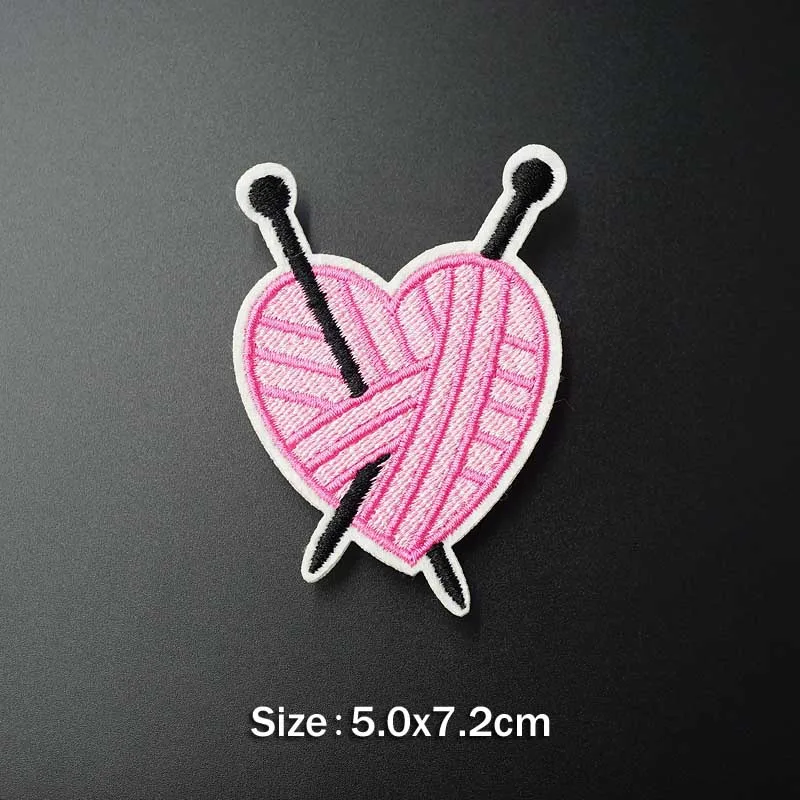 Best Pink Girl Lady Iron On Patches Sewing Embroidered Applique for Jacket Clothes Stickers Badge DIY Apparel Accessories