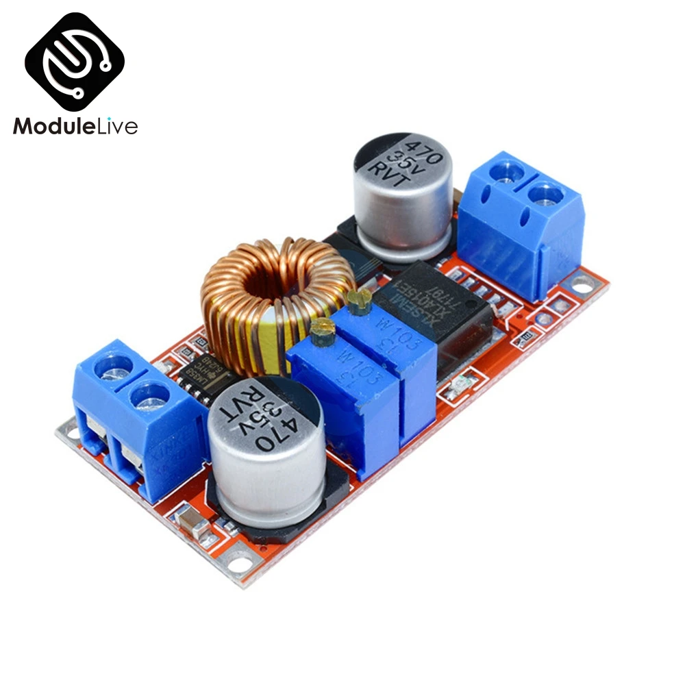 Cc/Cv Verstelbare Max 5A Step Down Buck Opladen Board XL4015 Lithium Batterij Oplader Converter Module DC-DC 0.8-30V Naar 5-32V