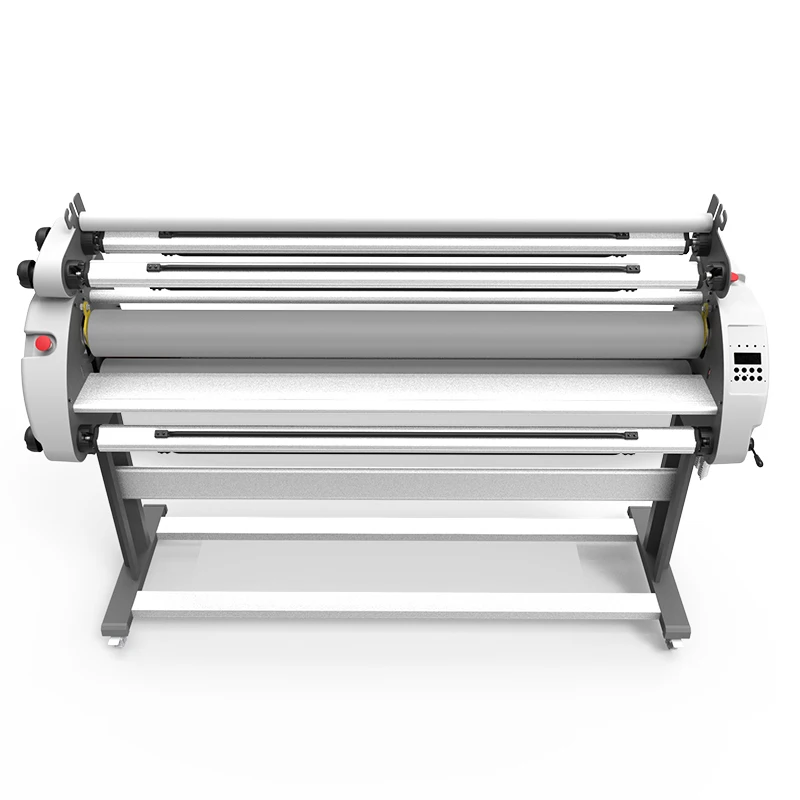 1.6m roll laminator machine scotch thermal laminator fast warm up with Stand Pneumatic Cylinder cold manual laminator