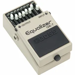 Boss Audio GE-7 7-Band EQ Pedal, 7-band EQ Guitar Stompbox Pedal with Free Bonus Pedal Case