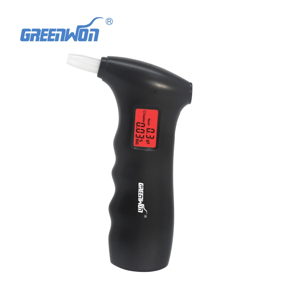 AT-65s greenwon Prefessional Police Portable Breath Alcohol Analyzer Body Alcoholicity Meter Alcohol