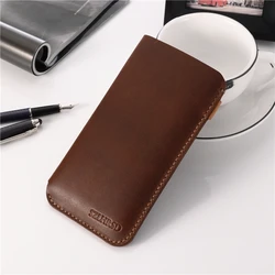 for iPhone 16 Pro Max High Quality Phone bag Drop Protection Case Genuine Leather Cover