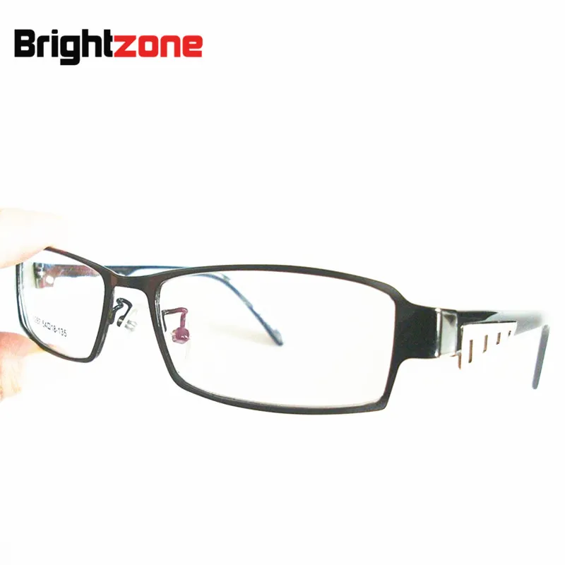 Brightzone Free Shipping New Arrival Stainless Steel Acetate Temple Metal Prescription Spectacles Eyeglasses Rx Glasses Frame