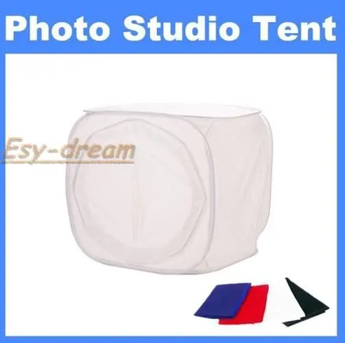 20'' inch 50cm Light Photo Shooting Cubic Soft Box Tent For Foto Photography Color Backdrops PS001