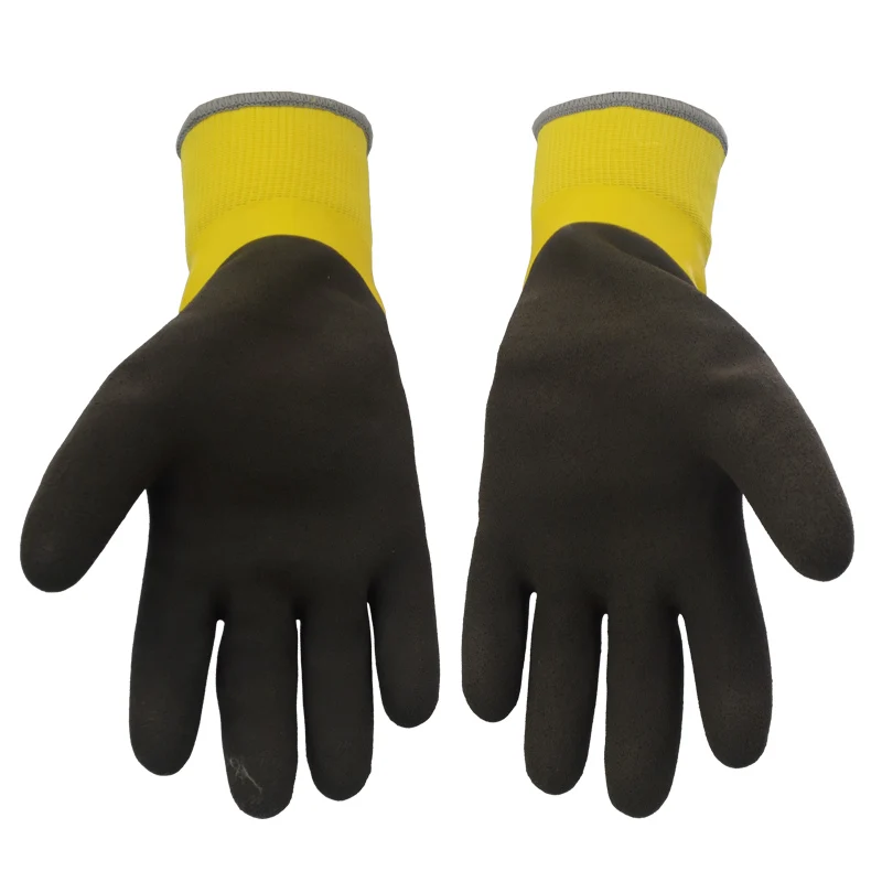 Thermal Latex Safety Work Glove Freeze Flex Oil Resistant Food Insulated Warm Winter Garden Waterproof Skiing Anti Cold Micro