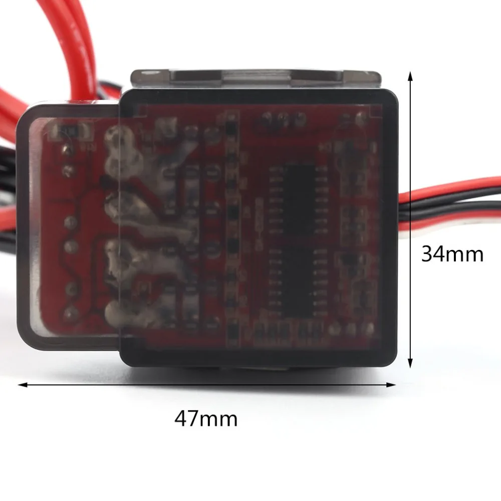 1 pz giocattoli regolatore di velocità spazzolato ESC ad alta tensione 7.2V-16V 320A per RC Car Truck Buggy Boat