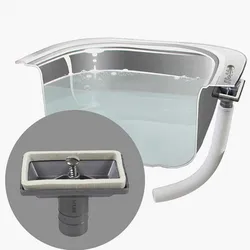 Talea no leakage sink accessories Rectangular upside overflow joint Kitchen Sink overflow head with spill hose QY027C001