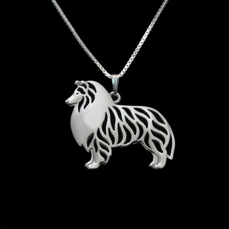 Standing Shetland Sheepdog Pendant