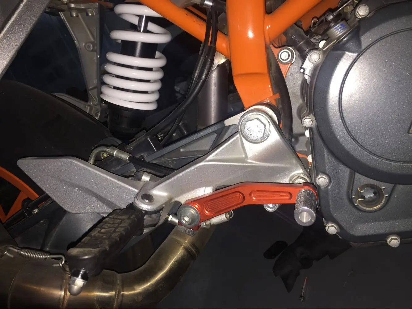 CNC-Levier de changement de vitesse de pédale de frein de moto, billette, KTM, Duke, RC, 125, 200, 390, RC125, RC200, RC390, Duke 125, Duke 390,