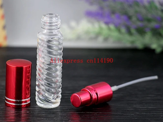 Brand new 200 cái/lốc 5 ml mini perfume bottle/clear glass spray chai/chai mỹ phẩm chai container