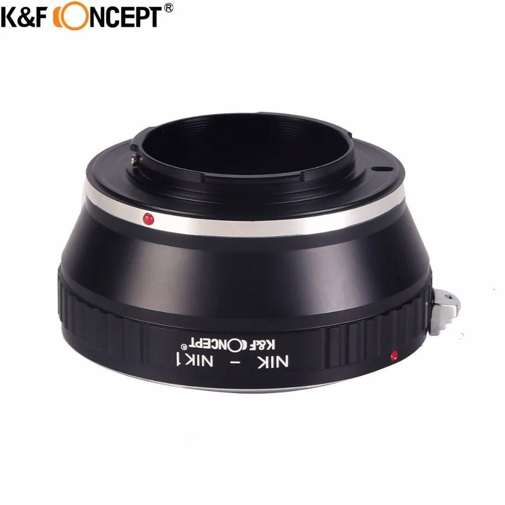 K&F CONCEPT For Nikon-Nikon1 Camera Lens Mount Adapter Ring fit for Nikon AI/F Mount Lens to for Nikon1 Series Camera Body