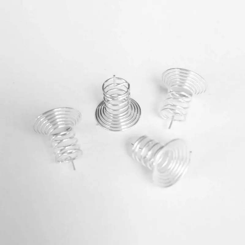 Touch Spring Tin Plating Horn Mouth Middle Foot Springs Surface Diameter 9mm Wire Diameter 0.4 High 7mm 1000pcs