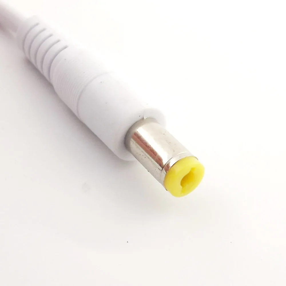1pc 1.5m/3m/5m CCTV DC Power 5.5 x 2.1mm Male to Female Jack Adapter Extension Connector Cable White