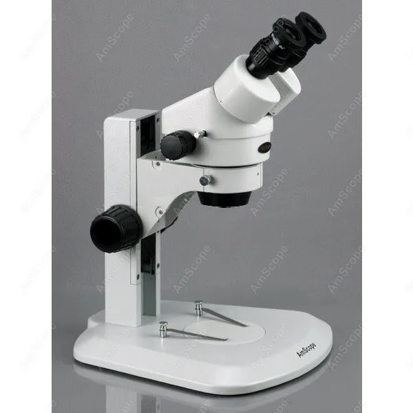 Zoom Binocular Microscope--AmScope Supplies 7X-90X Track Stand Super Widefield Track Zoom Binocular Microscope