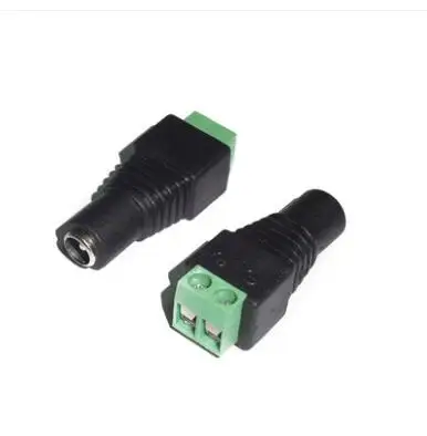 Jack 2.1mm 2.5mm stereo female to AV Screw Terminal Stereo 5.5X2.1MM 2.5MM 12V Female 2pole Terminal Block Plug connector