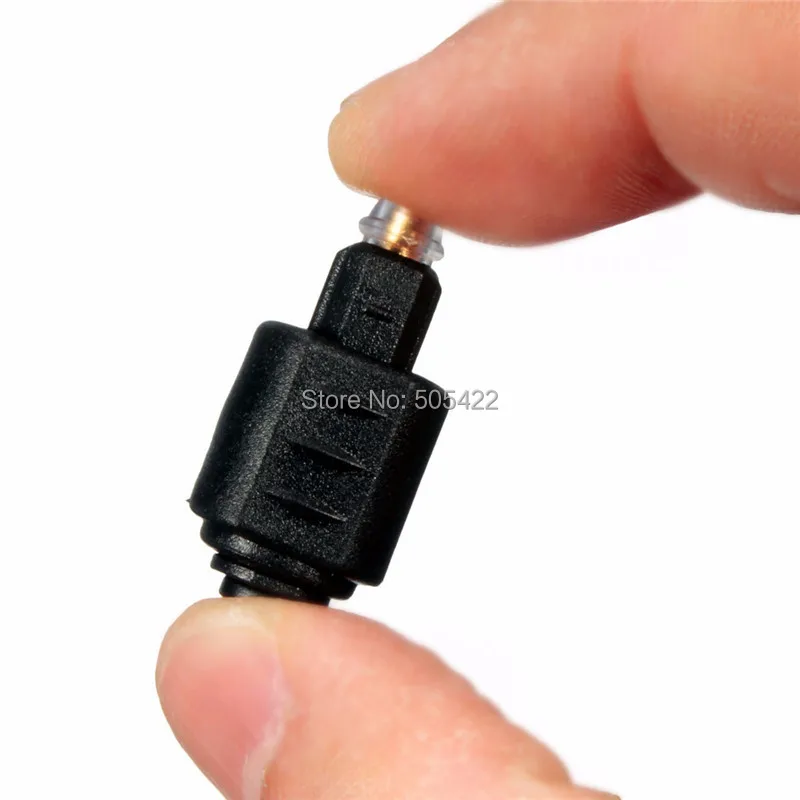 100pcs/lot Optical 3.5mm Female Mini Jack Plug To Digital Toslink Male Audio Adapter Wholesale